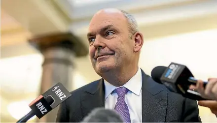  ?? HOPKINS/GETTY IMAGES ?? Finance Minister Steven Joyce announced the accommodat­ion supplement change on May 25.HAGEN