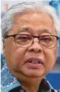  ??  ?? Datuk Seri Ismail Sabri Yaakob
