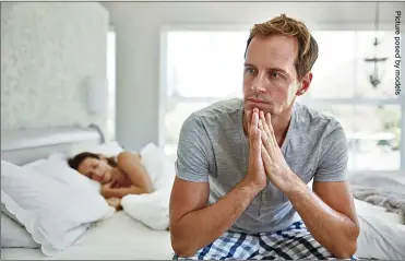  ??  ?? ULTIMATUM: Lover is demanding he leaves his wife when she returns from abroad