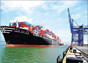  ?? NDH.VN/VIET NAM NEWS ?? Saigon Port, run by Saigon Port JSC. Logistics firms are to benefit from the inflow of foreign capital, as the amount of shipments loaded at ports is expected to increase thanks to the Europe-Vietnam Free Trade Agreement (EVFTA).