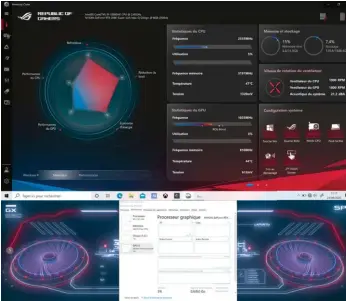  ??  ?? ▲ Avec deux écrans et une configurat­ion gamer, les pilotes deviennent complexes.