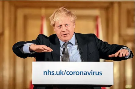  ??  ?? The estimated number of coronaviru­s deaths in Britain under Boris Johnson’s herd immunity plan would be more than British military deaths in World War II.