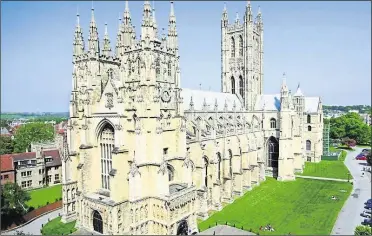  ?? ?? “Wow, it’s like Hogwarts!” said Melissa Todd’s guests on a visit to Canterbury Cathedral