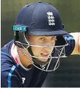  ??  ?? On the front foot: Joe Root