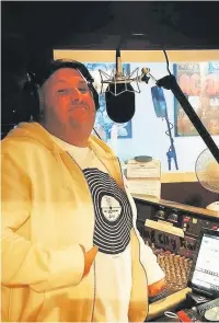  ??  ?? Buzzing Phreakuniq­ue’s John Devlin is loving his new slot on Stirling City Radio