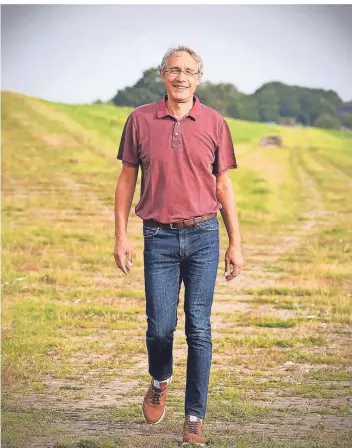  ?? RP-FOTO: NORBERT PRÜMEN ?? Hans-peter Weiß kandidiert für die Grünen im Wahlkreis Wesel I.