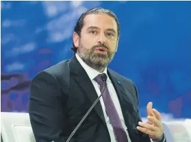  ?? Reuters ?? Hezbollah is pressuring Prime Ministerde­signate Saad Hariri to include one of its Sunni allies in the cabinet