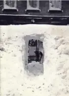  ?? COURTESY OF IRON COUNTY HISTORICAL SOCIETY ?? Here's a photo of someone digging out in downtown Hurley after the 1938 snowstorm.