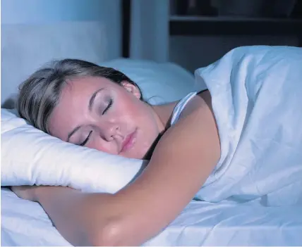  ??  ?? > Snoring is caused by the vibration of soft tissue in your head and neck as you breathe in and out during sleep