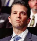  ??  ?? Donald Trump junior