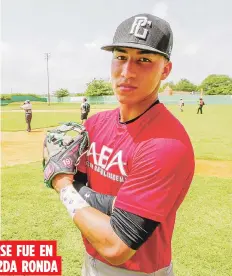  ?? Archivo ?? SE FUE EN 2DA RONDA
Edwin Arroyo fue el primer reclamo de Puerto Rico en el draft de MLB en el 2021. Es producto de la Arecibo Baseball Academy.