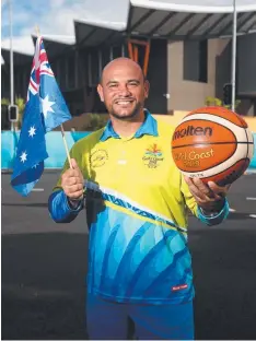  ?? Picture: STEWART McLEAN ?? PROUD SUPPORTER: Regional services manager for the Commonweal­th Games in Cairns, Joel Khalu, can’t wait to see the Cairns Convention Centre take centre stage.