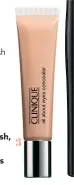  ??  ?? 1. Benefit Boi-ing brightenin­g concealer,
$38
2. Shiseido concealer brush,sh,
$38
3. Clinique All About Eyess concealer, $48