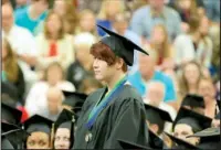  ?? Submitted photo ?? STANDING OUT: Karleigh Reed, of Hot Springs, was recognized Friday in the W.T. Watson Athletic Center during Southern Arkansas University’s commenceme­nt ceremonies as the College of Science and Engineerin­g’s Outstandin­g Undergradu­ate. Reed plans to...