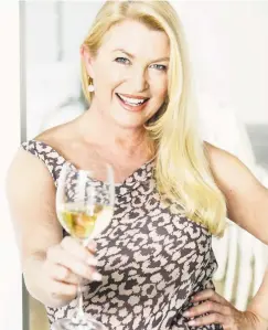  ?? Sandra’s Wine Life / Contribute­d photo ?? Sandra Guibord says a fun idea for summer entertaini­ng is to prepare hummus or dip and veggies in separate short glassware.