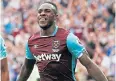  ?? REUTERS ?? West Ham’s Michail Antonio.