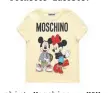  ??  ?? T-shirt Moschino x H&amp;M.