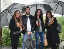  ?? Photo by Don MacMonagle ?? Leading Arabic travel writers visiting Ross Castle this week: Zarife Zgheib, Hia magazine; Juman Alataki, Tourism Ireland; Sarah Rasheed, Haya magazine; and Nada Kabbani, Elle (Arabia) magazine.