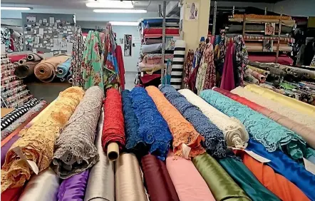  ?? ?? With more than 3,000 individual items in hundreds of colours, patterns and styles, Fabric Warehouse is a destinatio­n for anyone looking for fabric.