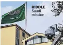  ??  ?? RIDDLE Saudi mission