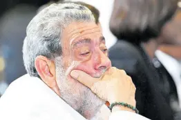  ?? RICARDO MAKYN /CHIEF PHOTO EDITOR ?? Prime Minister of St Vincent and the Grenadines Dr Ralph Gonsalves.