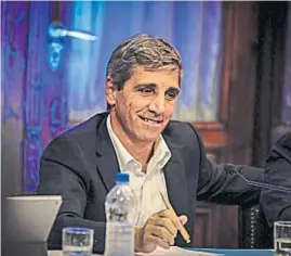  ?? LA VOZ/ARCHIVO ?? LUIS CAPUTO. Ministro de Economía de la Nación.