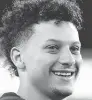  ??  ?? Patrick Mahomes