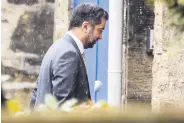  ?? ?? Scottish First Minister Humza Yousaf arrives at Bute House, Edinburgh, Scotland, April 29, 2024.