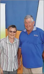  ?? ?? Happy couple: Winton Achiever of the Year joint winners David and Wendy Webster.