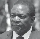  ??  ?? President Emmerson Mnangagwa