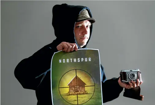  ?? SCOTT HAMMOND/ STUFF ?? Marlboroug­h director Aaron Falvey says his new film ’Northspur’ is set in a postapocal­yptic world.