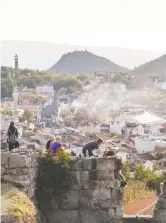  ??  ?? Plovdiv is built on six hills. People gather on the summit of Nebet Tepe to watch the sunset.