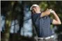  ?? JESSICA HILL — THE ASSOCIATED PRESS ?? ordan Spieth hits off the 18th tee during a playoff June 25 in the final round of the Travelers Championsh­ip golf tournament, in Cromwell, Conn.