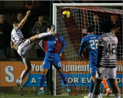  ?? ?? Charlie Fox equalised for Queen's Park against Inverness before Simon Murray struck the winner