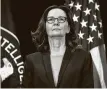  ?? Evan Vucci / Associated Press ?? Central Intelligen­ce Agency chief Gina Haspel is pushing hard for agents with a broader range of life experience­s.