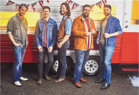  ?? COURTESY OF WORKS ENTERTAINM­ENT ?? All-vocal country group Home Free is touring in support of its album, “So Long Dixie.” The group will make a stop in Albuquerqu­e at the KiMo Theatre on Saturday, Feb. 25.