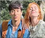  ?? ?? stepping out: Angela Scanlon posing with her profession­al partner Carlos Gu