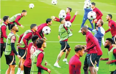  ?? EFE ?? Último entrenamie­nto del Atlético antes de jugar contra el Brujas