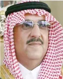  ??  ?? New crown prince Mohammed bin Nayef
