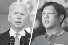  ?? (Photo courtesy of ABS-CBN News) ?? U.S. Assistant Secretary of State for the Bureau of East Asian and Pacific Affairs Daniel Kritenbrin­k says that President Joe Biden’s call last week to presidenti­al frontrunne­r Ferdinand “Bongbong” Marcos Jr. shows his country’s readiness to work with Marcos.