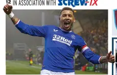  ?? ?? BRAVERY: Tavernier has won and lost with Rangers