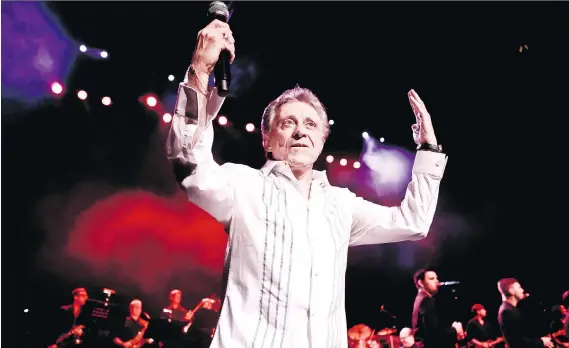  ?? THE HARTMAN GROUP ?? Frankie Valli says he has weathered changing musical tastes by ignoring them. “We just stayed at a level,” he says, “doing what we did.”