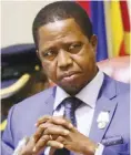  ??  ?? President Lungu