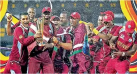  ??  ?? The West Indies are the reigning T20 world champions.