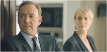  ?? NATHANIEL E. BELL/NETFLIX/THE ASSOCIATED PRESS ?? In House of Cards, Kevin Spacey stars as ruthless, murderous, unscrupulo­us Francis Underwood, whose sexual fluidity is also a metaphor for his voraciousn­ess.