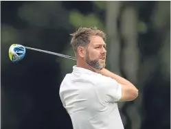  ??  ?? Brian McFadden plans to practise long and hard at Carnoustie Championsh­ip course.