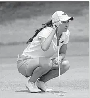  ?? NWA Democrat-Gazette/CHARLIE KAIJO ?? The Arnold Palmer Cupranking­s released earlier this week have University of Arkansas senior golfer Dylan Kim of Plano, Texas, ranked second among the U.S. women.