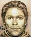  ?? PHOTO: AP ?? This drawing purports to show the man who Stormy Daniels says threatened her in 2011 to remain quiet about her affair with Donald Trump.