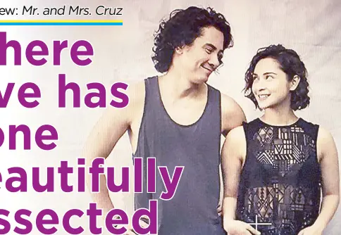  ??  ?? JC Santos as Raffy and Ryza Cenon as Gela in the movie. Excellent rapport.