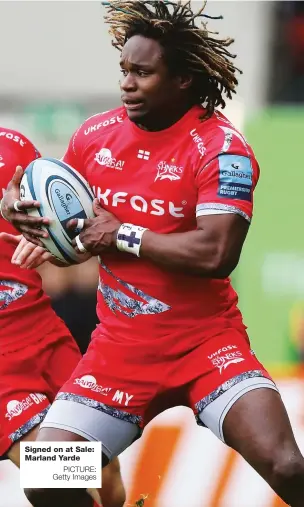  ?? PICTURE: Getty Images ?? Signed on at Sale: Marland Yarde